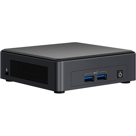 Intel Nuc 11 Pro Kit School/Business Mini Desktop (Intel i3-1115G4 3.00GHz  Intel UHD  4GB RAM  128GB PCIe SSD  WiFi 6E  Bluetooth 5.2  RJ-45  2 Thunderbolt 4  Black  Win 11 Pro)