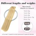 thumbnail image 2 of Extensiones de cabello humano real Tuquqe con clip, 22 pulgadas, 75 g, 2 of 6