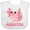 AA-White, variant on Inktastic Axolittle Cute Baby Axolotl Boys or Girls Baby Bib