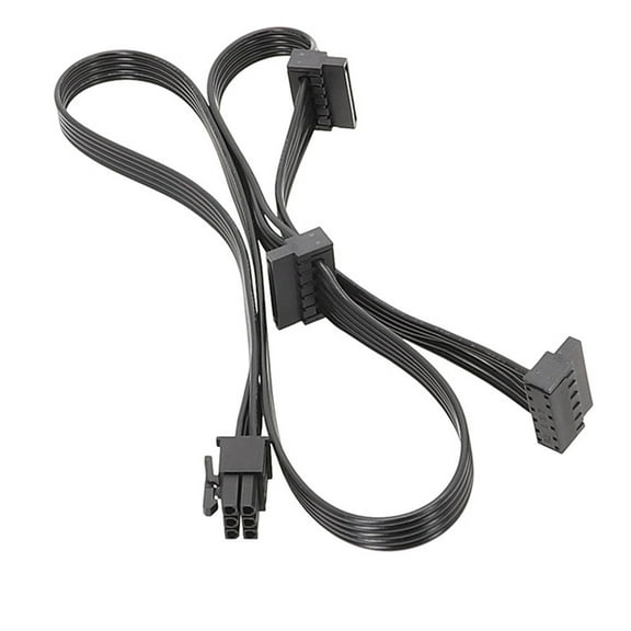Versatile 6Pin to SATAX3 Power Cable Compatible for RM RMX Modules Efficient Performances Power Supplies Wire