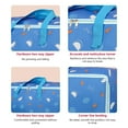 thumbnail image 6 of Boovnll Travel Bag, 55L Large Capacity Storage Bags with Reinforced Handles & Zipper Duffle Bag for Travel Comforters, Blankets, Clothes Organizer, Storage and Organization, 6 of 8