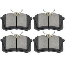 SCITOO Ceramic Discs Brake Pads, 4pcs Rear Brake Pads Brakes Kits fit for Audi A3/A3 Quattro/A4/A4 Quattro/A6/A6 Quattro/A8 Quattro/S6/S8/TT/TT Quattro,for vw Beetle/Golf/Jetta/Jetta City/Passat