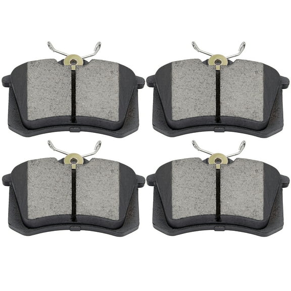 SCITOO Ceramic Discs Brake Pads, 4pcs Rear Brake Pads Brakes Kits fit for Audi A3/A3 Quattro/A4/A4 Quattro/A6/A6 Quattro/A8 Quattro/S6/S8/TT/TT Quattro,for vw Beetle/Golf/Jetta/Jetta City/Passat