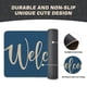 thumbnail image 5 of Felpudo Artoid Mode Blue Welcome Winter, 43 x 74 cm, poliéster, 5 of 7
