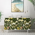 thumbnail image 5 of (2 pack) Abyssaly 17.7 "x 118" Peel and Stick Wallpaper Green Floral wallpaper Green Petunia vine plant contact paper Self-adhesive wallpaper Thickened detachable wallpaper Suitable for home decoration, 5 of 8