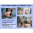 thumbnail image 6 of Art Spark Wheel Art Game: Drawing & Painting Inspiration for Artists, Teachers, Adults, & Teens - Educational Art Supplies for Classroom and Studio - Unique Gifts for Artists, 6 of 6