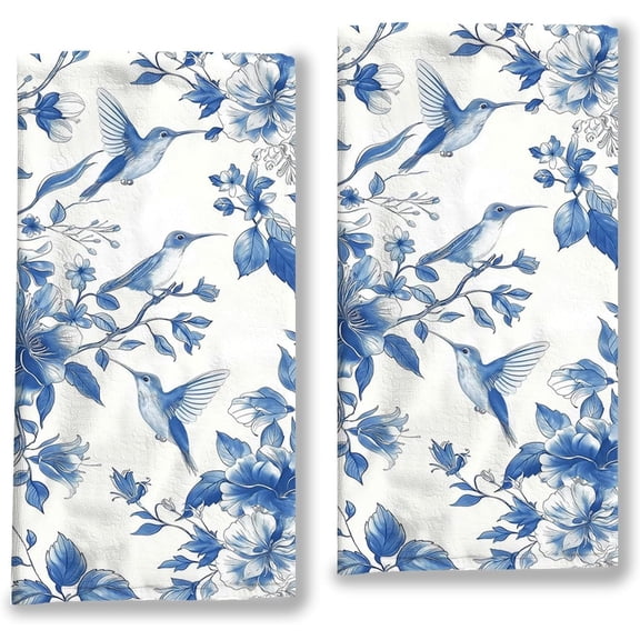 Spring Floral Hand Towel Set Of 2 Wildflower Decorative Hand Towels Soft High Absorbent Printed Towels Bathroom Decorative Hand Towel Dish Towel Kitchen Sports Gym Yoga Home Decor 15.7X 23.6 Inches