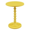 thumbnail image 2 of Convenience Concepts Palm Beach No Tools Spindle Table, Yellow, 2 of 9