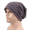 thumbnail image 2 of SikaFu Male Autumn Winter Cap Hat Casual Knitted Hats For Men Hip Hop Beanie Caps Skullies Beanies Warm Double Layer Beanie Hats, 2 of 6