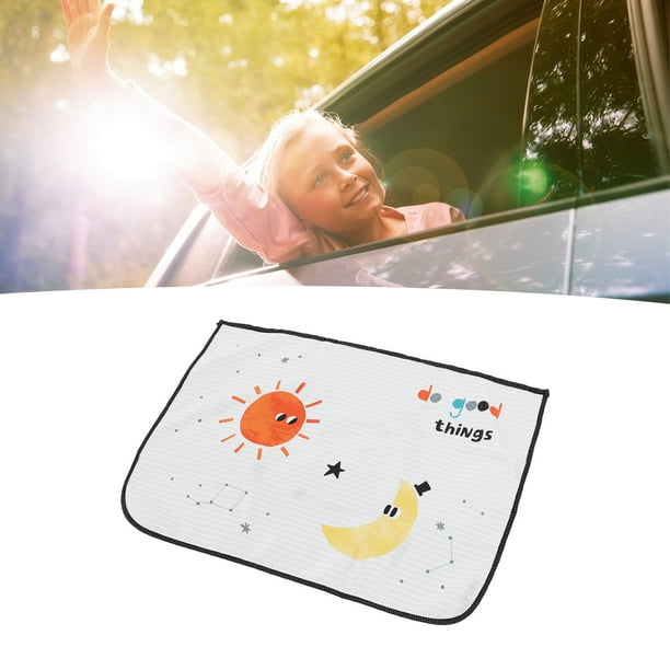 Cortina De Sombra Solar Para Niños Para Niños Niños, Caricatura Cortina De La Ventana Del Automóvil Protector, 3 Capas Aislamiento De Calor De Calor UV Shade Para La Ventana
