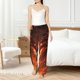 thumbnail image 4 of Fotbe Magma Fire Black Dragon Pantalones de Pijama para Mujer, Pantalones de Dormir, Pantalones Pj con Cordón y Bolsillos-3X-Large, 4 of 6