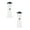2Pack Black, variant on 2Pcs Clearance Sale! And Pepper Shakers With Lids Proof Jar Dispenser For Camping Outdoors Kitchen Storage Containers Practical Home Decor