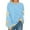 Light Blue, variant on Oversized Sweatshirt for Women Stars and Stripes Long Sleeve Shirt Casual Crewneck Pullover Drop Shoulder Sweater Fall Sweatshirts for Women