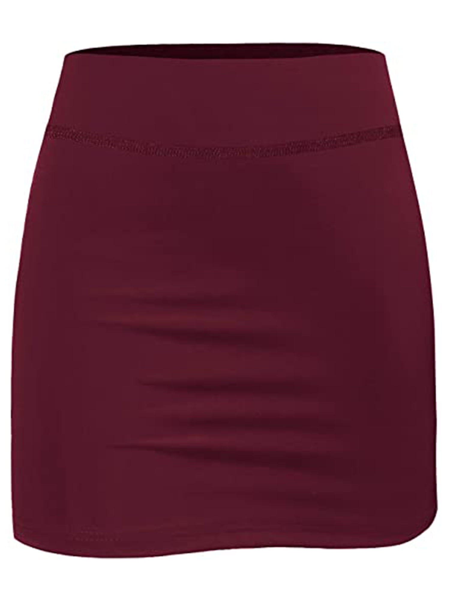 Womens Golf Tennis Casual Athletic Skirt with Bike Shorts High Waisted