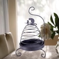 thumbnail image 4 of Soporte de Bobina de Quemador Simple Soledad decoración de Escritorio hierro forjado negro, 4 of 8