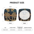 thumbnail image 6 of Lsque Romantic Skeletons Under Moon Printed Square Couch Cushion Covers, Floral Sofa Cushion Covers Replacement, Stretch Couch Covers for Couch-16.9in, 6 of 9