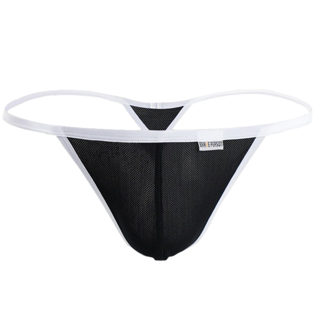 Arjen Kroos Men's G-String Underwear Low Rise T-Back Bikini - Walmart.com