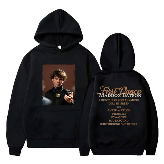Maddox Batson Tracklist Hoodies First Dance Merch Cosplay Women Men Fashion Long Sleeve Sweatshirts