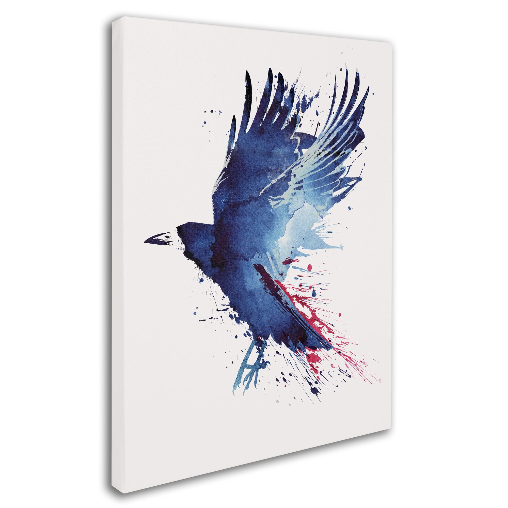 Robert Farkas 'Bloody Crow' Canvas Art 18 x 24