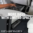thumbnail image 3 of BOSS Audio Systems BASS8 8 inch Powered Under Seat Car Subwoofer – 800 Watts Max, Single 4 Ohm Voice Coil, Built-in Amp, Remote Subwoofer Control, Sold Individually, 3 of 12