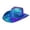 Dark Purple, variant on AJGRHE Men & Women Cowboy Hat Western Style Glitter Party Hats Purple One Size