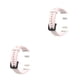 thumbnail image 1 of Correa de reloj ajustable Sidaley antiarañazos resistente al desgaste Rosa claro 2Conjunto, 1 of 6