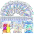 thumbnail image 1 of Bolsas de embalaje holográficas QUANZHOUTIANDI 100 pequeñas bolsas de regalos Mylar con cierre de cremallera olor, 1 of 5