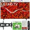 LG UP8070PUA 70 Inch 4K UHD 2021 Smart TV with TaskRabbit Installation and Wall Mounting Bundle for 80 Series (70UP8070PUA)
