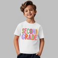 thumbnail image 6 of UACY Girls Second Grade Back to School T Shirt Short Sleeve Crew Neck Cotton Casual Graphic Tee for Kids (White, 8-9 Years), 6 of 6