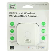 Homezone Wi-Fi Smart Wireless Window/Door Alarm Sensor, White, 1 Alarm Included