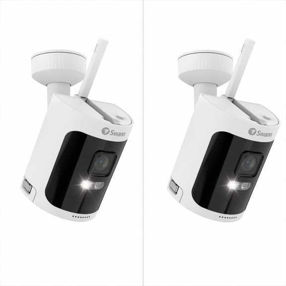 Restored Swann NVW-600CMB 2K WireFree IP Digital Still Cameras - 2 pack