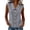 #208-Gray, variant on Women's Casual Lapel Collar Sleeveless Button Front Linen Blouse Solid Color Top Gifts