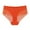 Orange, variant on GEWSEY Women's Mid Rise Breathable Soft Lace Underwear Briefs (Green, L)