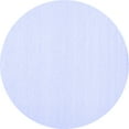 thumbnail image 1 of Ahgly Company Indoor Round Solid Blue Modern Area Rugs, 4' Round, 1 of 4