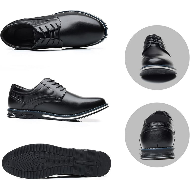 Men microfiber soft sole comfy business casual oxfords hotsell