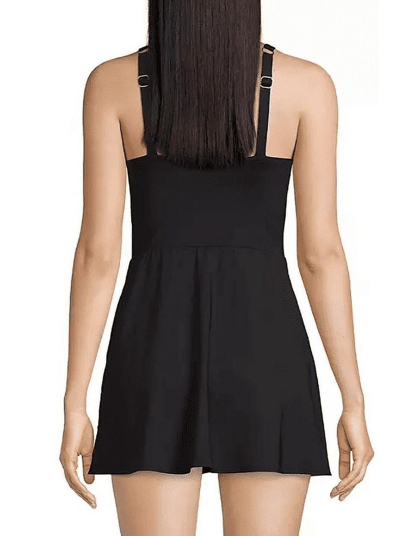 chinese dress ladies Lands' End Lands' End Women's Swim Dress Surplice One Piece Swimsuit –  Secondipity main image 1