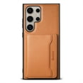 thumbnail image 5 of ELEHOLD for Samsung Galaxy S23 Ultra 2-in-1 Leather Case Magnetic Detachable Card Holder Wallet Kickstand Function Shockproof Cover for Samsung Galaxy S23 Ultra,Khaki, 5 of 7