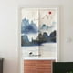 thumbnail image 3 of Cortina de puerta con pintura japonesa, cortina de puerta y para cocina, bistró, partición, sombreado, decoraciones Montañas y pájaros-85x150cm Macarena Cortina de Noren japonesa, 3 of 6