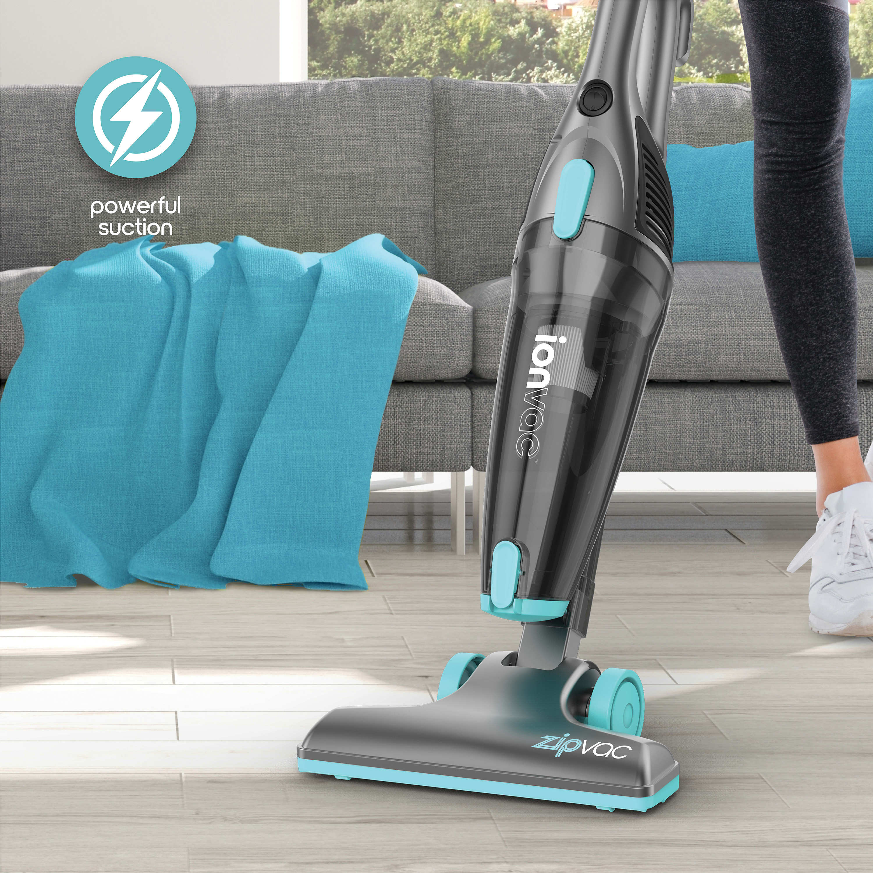 Ionvac ZipVac, 3-in-1 Corded Upright/Handheld Floor and Carpet Vacuum Cleaner, New - image 2 of 10