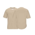 thumbnail image 6 of ZUKMRJPC Mens Button Up Shirts Short Sleeve Solid Color Stand Collared Shirts Casual Lightweight Breathable Summer Beach Vacation Shirt, 6 of 7