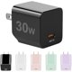 thumbnail image 1 of wonima02 2025 Version USB C GaN Super Fast Charger Block 30W (Nano3),Wall Charger Power Adapter with Foldable Plug,Charging Box Brick,Cube for iPhone16 15 14 13 12 11Pro Max XR XS X,iPad,Galaxy(Black), 1 of 1