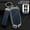 gun blue buckle, variant on Zinc alloy+leather Car Key Cover Case Fob For Jeep A 2/3/4/5 buttons key case Case Remote Protection Cover Bag Shell Accessaries