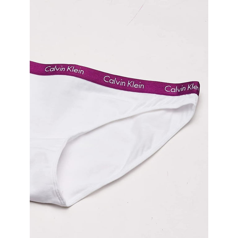 Calvin Klein CK Bikini Panty Carousel Underwear for Women Medium Soft  Cotton Stretch Fabric Featuring Marled Logo 4 Pack : : Clothing,  Shoes & Accessories