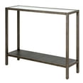 thumbnail image 2 of Evelyn&Zoe Rigan 36" Wide Rectangular Console Table, Aged Steel, 2 of 6