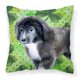 thumbnail image 1 of "Treasures BB9873PW1414 Newfoundland Puppy Outdoor Canvas Pillow, Día de San Patricio" Caroline's Treasures BB9873PW1414, 1 of 1