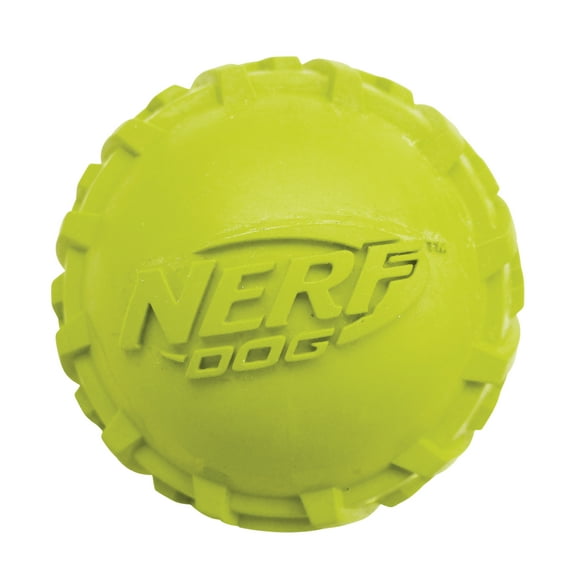 Nerf Dog Tire Squeak Ball Dog Toy, 3.5 inch