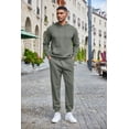 thumbnail image 3 of COOFANDY Men's Tracksuits 2 Pieces Waffle Hoodies Sweatsuit Sets Sports Jogging Suit Set, 3 of 10