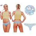 thumbnail image 3 of Culottes String Licorne pour Femmes, Lingerie, sous-Vêtements, 3 of 5