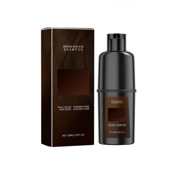 Hair Dye Shampoo, Hair Instant Dye Shampoo Black Hair Dye Shampoo for Men & Women,Natural Plant Hair Dye Shampoo,Hair Color for Gray Hair Coverage,Long Lasting Hair Color Shampoo