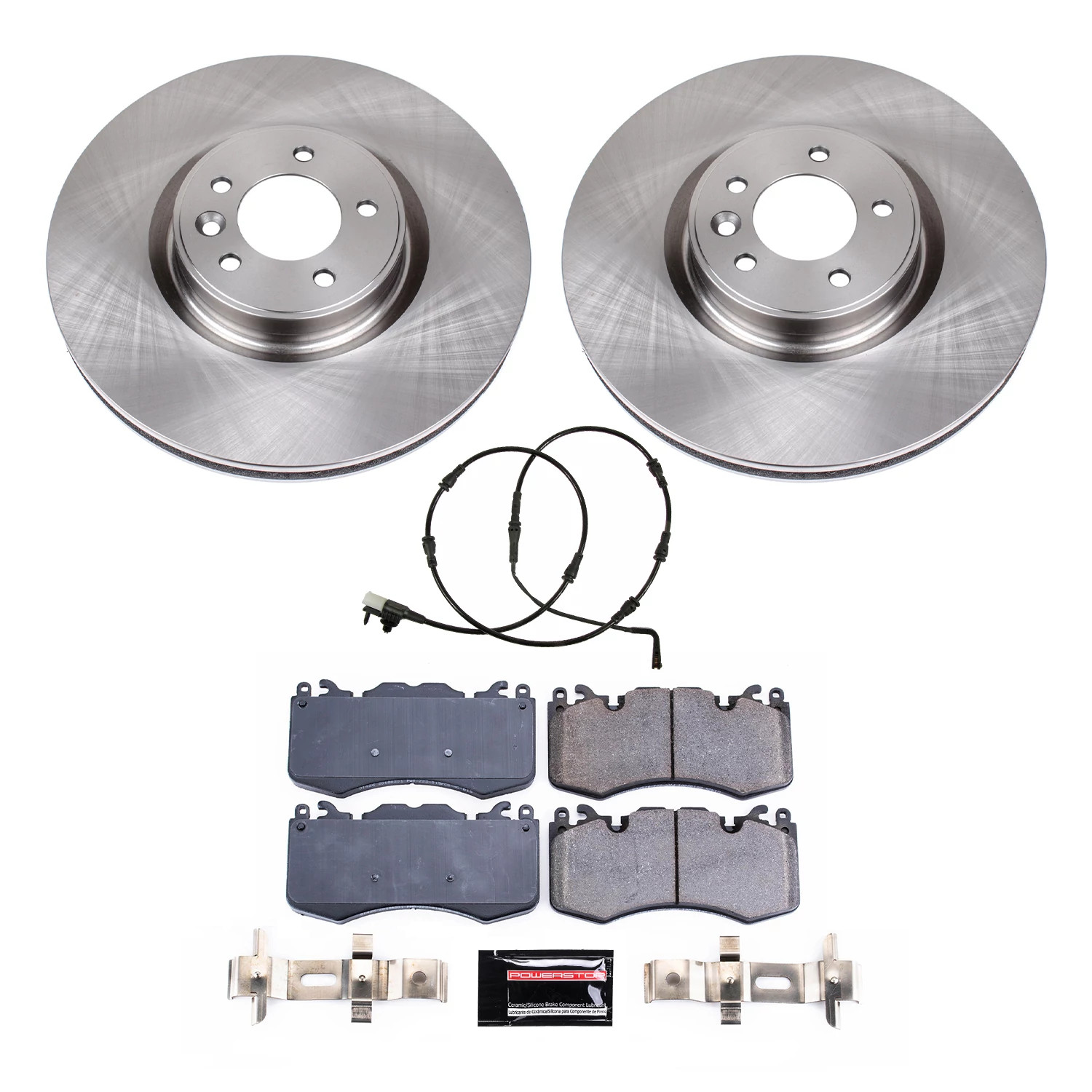 PowerStop Front Stock Replacement Brake Pad and Rotor Kit Fits: LAND ROVER Select Models KOE8826